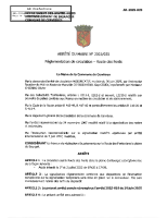 Arrêté 2025-025 Reglementation circulation Les Fonts